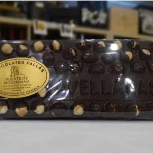 Chocolate negro con avellanas (Chocolates Pallás)
