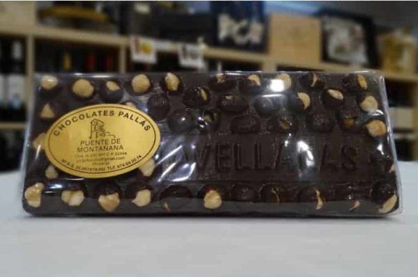 Chocolate negro con avellanas (Chocolates Pallás)